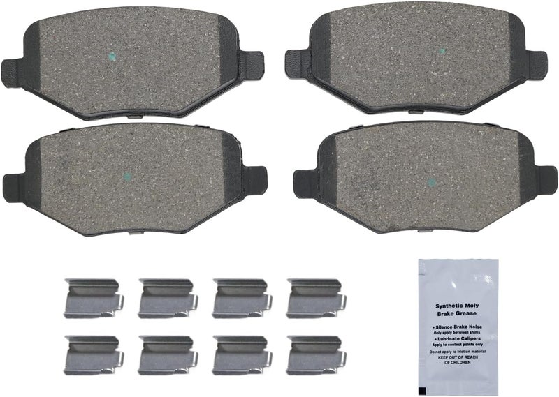 HUSCH D1377 Rear Ceramic Brake Pads Kit Fit For Ford Explorer 2011-2019, For Lincoln MKS 2009-2012 - Image 2